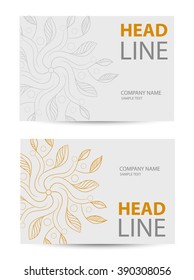 Cover with abstraction, head line