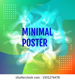 Cover and annual report design. Creative colored background. Backdrop for design