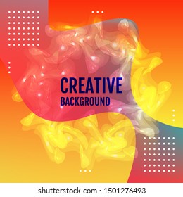 Cover and annual report design. Creative colored background. Backdrop for design