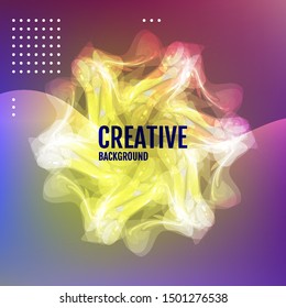 Cover and annual report design. Creative colored background. Backdrop for design