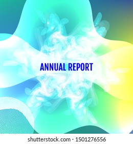 Cover and annual report design. Creative colored background. Backdrop for design