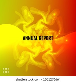 Cover and annual report design. Creative colored background. Backdrop for design