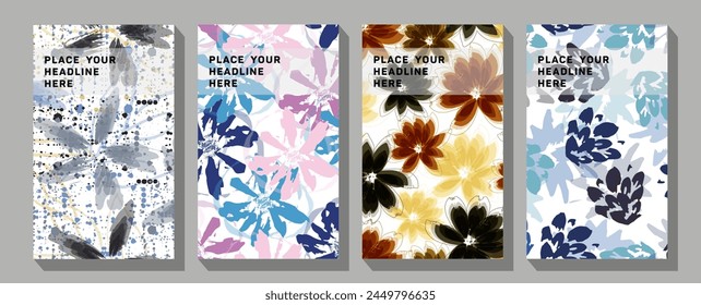 Cover art, t-shirt print, banner. Modern exotic design for paper, cover, fabric, interior decor and other users.