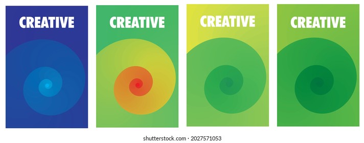Cover background collection. Vector illustration. Dimension A4.