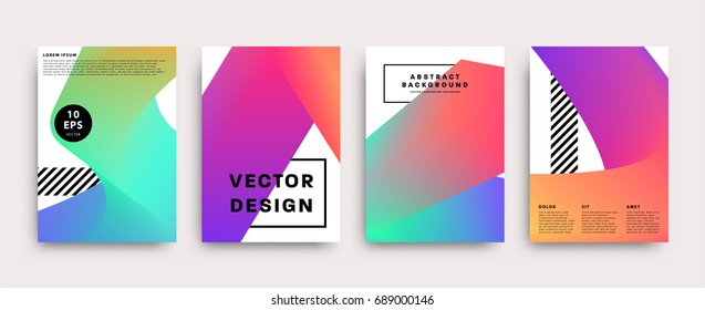 Cover backgrounds | Futuristic design | Abstract templates