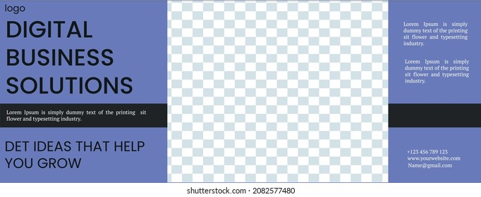 Cover banner business. Social media template