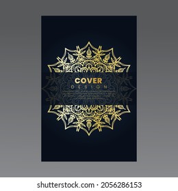 Cover   banner or card template and background with mandala