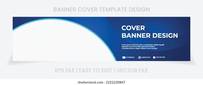 cover banner design social media horizontal design. company promotion business