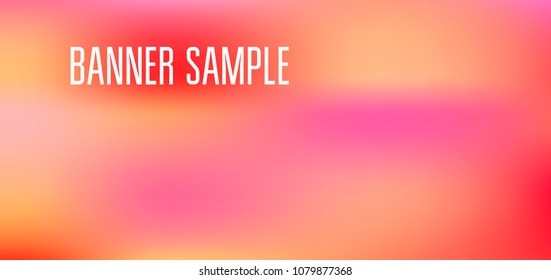 Cover banner gradient background with text. Minimalist graphic design layout template for advertising, creative and business concept. Abstract sale poster vector. Banner design.