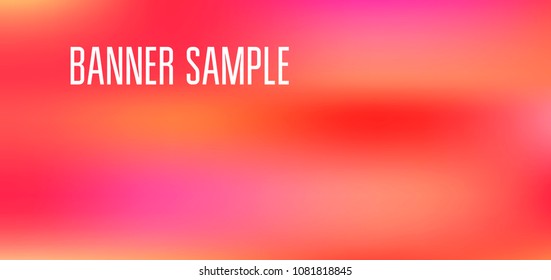 Cover banner gradient background with text. Minimalist graphic design layout template for advertising, creative and business concept. Abstract sale poster vector. Banner design.