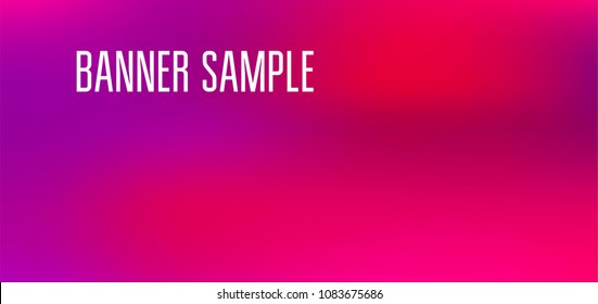 Cover banner gradient background with text. Minimalist graphic design layout template for advertising, creative and business concept. Abstract sale poster vector. Banner design.