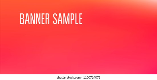 Cover banner gradient background with text. Minimalist graphic design layout template for advertising, creative and business concept. Abstract sale poster vector. Banner design.
