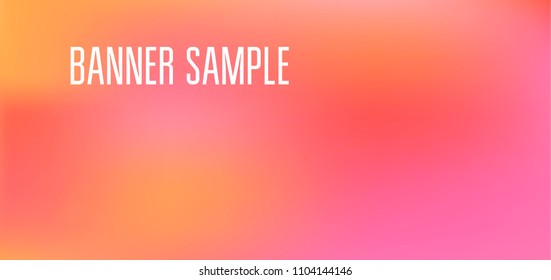 Cover banner gradient background with text. Minimalist graphic design layout template for advertising, creative and business concept. Abstract sale poster vector. Banner design.