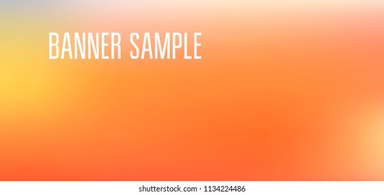 Cover banner gradient background with text. Minimalist graphic design layout template for advertising, creative and business concept. Abstract sale poster vector. Banner design.
