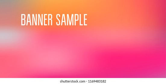 Cover banner gradient background with text. Minimalist graphic design layout template for advertising, creative and business concept. Abstract sale poster vector. Banner design.
