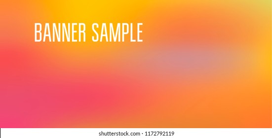 Cover banner gradient background with text. Minimalist graphic design layout template for advertising, creative and business concept. Abstract sale poster vector. Banner design.