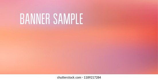 Cover banner gradient background with text. Minimalist graphic design layout template for advertising, creative and business concept. Abstract sale poster vector. Banner design.