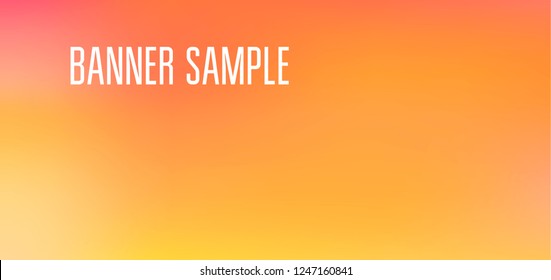 Cover banner gradient background with text. Minimalist graphic design layout template for advertising, creative and business concept. Abstract sale poster vector. Banner design.