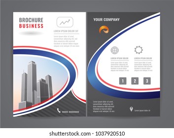 Cover book brochure design flyer business template with geometric shape.