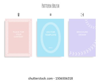 Cover book brochure, magazine minimal cover. Minimal poster. Brochure creative design.