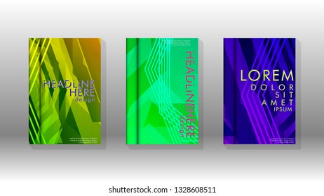 Cover book colorful hexagon abstract background. Transparent vector background in EPS 10.