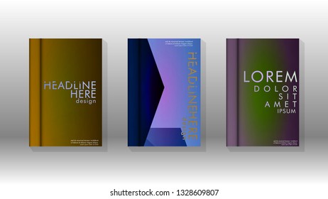 Cover book colorful hexagon abstract background. Transparent vector background in EPS 10.