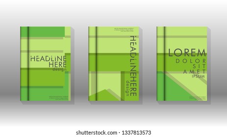 Cover book concept abstract geometric background with a combination of colors and shapes