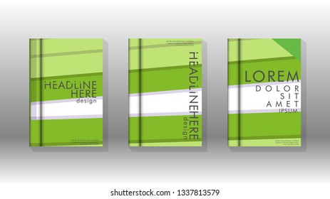 Cover book concept abstract geometric background with a combination of colors and shapes