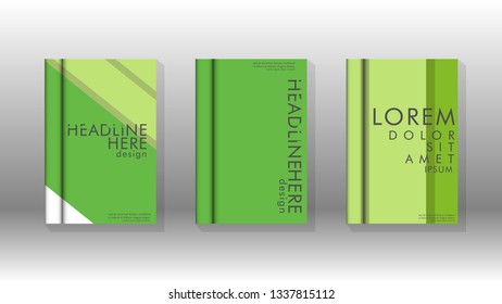 Cover book concept abstract geometric background with a combination of colors and shapes