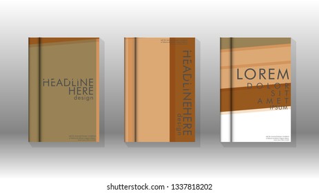 Cover book concept abstract geometric background with a combination of colors and shapes