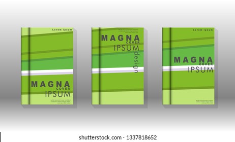 Cover book concept abstract geometric background with a combination of colors and shapes
