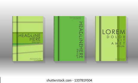 Cover book concept abstract geometric background with a combination of colors and shapes