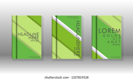 Cover book concept abstract geometric background with a combination of colors and shapes
