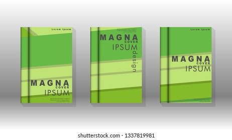 Cover book concept abstract geometric background with a combination of colors and shapes