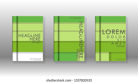 Cover book concept abstract geometric background with a combination of colors and shapes