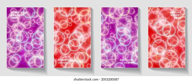Cover Book Design Set, Colorful Speech Bubbles Background vector Template. Brochures, flyer, presentations, leaflet. Questions and Answers,Social networks,talk bubbles, Messages