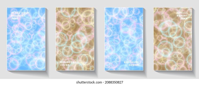 Cover Book Design Set, Colorful Speech Bubbles Background vector Template. Brochures, flyer, presentations, leaflet. Questions and Answers,Social networks,talk bubbles, Messages