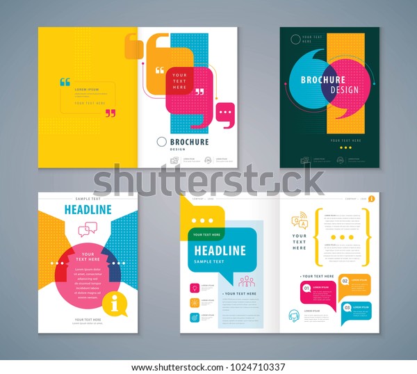 Cover Book Design Set, Speech Bubbles Background\
vector Template Brochures, flyer, presentations, leaflet, magazine,\
invitation card, annual report, Questions and Answers, social\
networks, talk bubble
