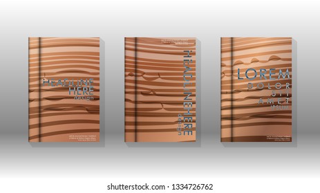 Cover book with a geometric design background. Valid for banners, placards, leaflets, poster designs, etc. Eps10 vector template