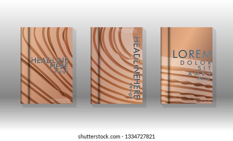 Cover book with a geometric design background. Valid for banners, placards, leaflets, poster designs, etc. Eps10 vector template