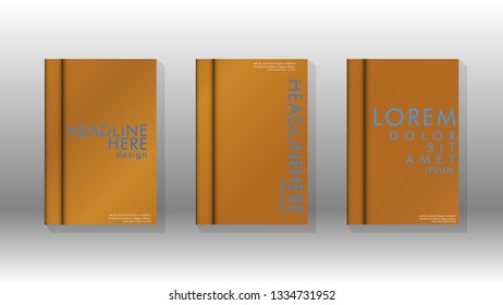 Cover book with a geometric design background. Valid for banners, placards, leaflets, poster designs, etc. Eps10 vector template
