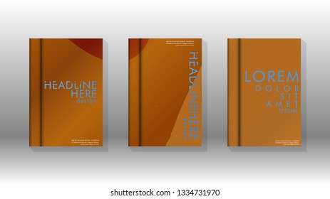 Cover book with a geometric design background. Valid for banners, placards, leaflets, poster designs, etc. Eps10 vector template