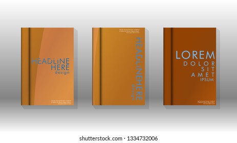 Cover book with a geometric design background. Valid for banners, placards, leaflets, poster designs, etc. Eps10 vector template