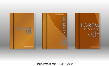 Cover book with a geometric design background. Valid for banners, placards, leaflets, poster designs, etc. Eps10 vector template