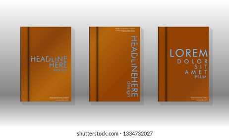 Cover book with a geometric design background. Valid for banners, placards, leaflets, poster designs, etc. Eps10 vector template