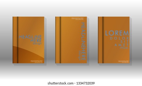 Cover book with a geometric design background. Valid for banners, placards, leaflets, poster designs, etc. Eps10 vector template