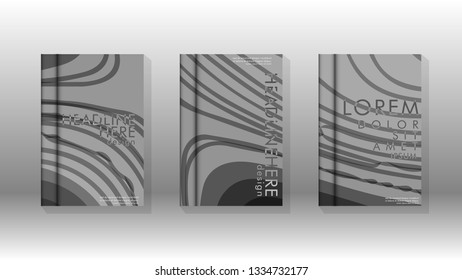 Cover book with a geometric design background. Valid for banners, placards, leaflets, poster designs, etc. Eps10 vector template