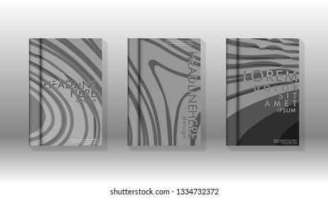 Cover book with a geometric design background. Valid for banners, placards, leaflets, poster designs, etc. Eps10 vector template