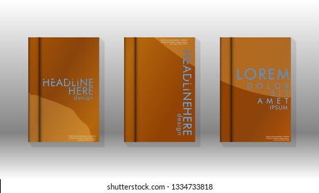 Cover book with a geometric design background. Valid for banners, placards, leaflets, poster designs, etc. Eps10 vector template