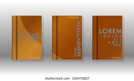Cover book with a geometric design background. Valid for banners, placards, leaflets, poster designs, etc. Eps10 vector template
